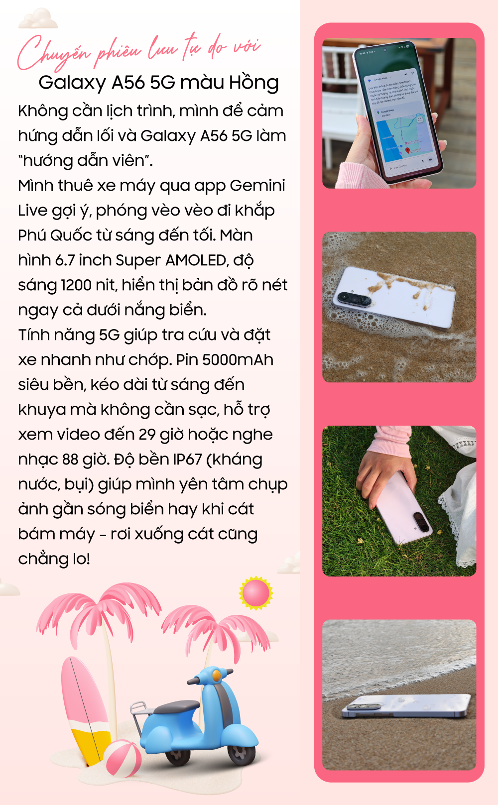Khám phá Phú Quốc "ngẫu hứng" cùng "thổ địa" AI Gemini Live