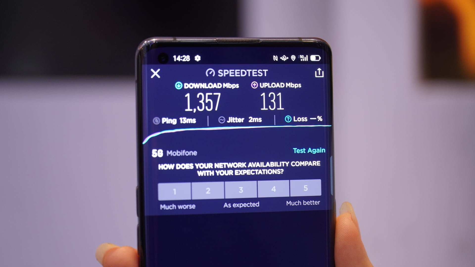 5G của MobiFone sở hữu tốc độ kinh ngạc: 1,7 Gbps