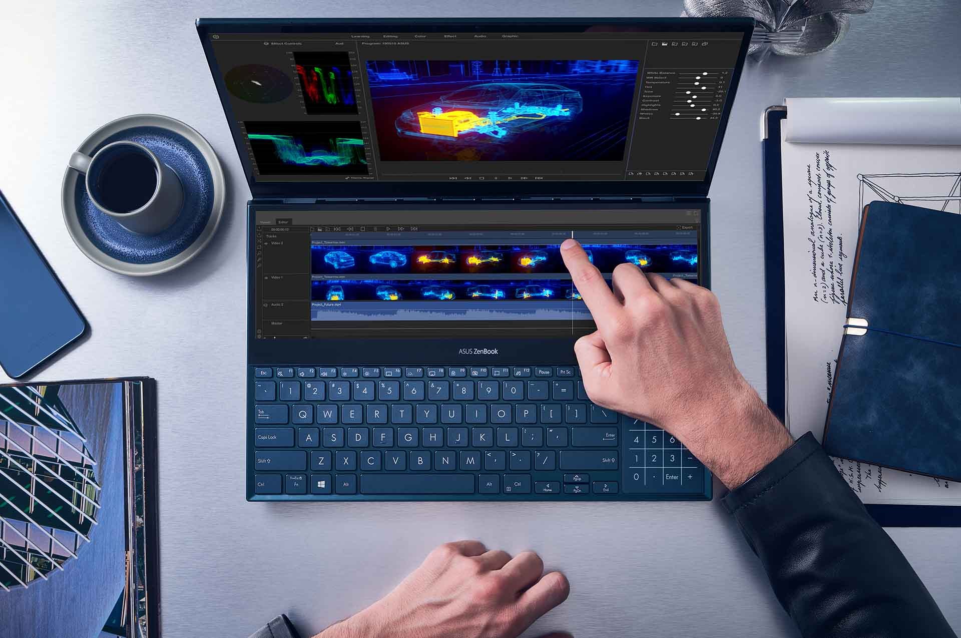 CES 2021: ZenBook 2 và màn ScreenPad Plus nghiêng tự động được ra mắt