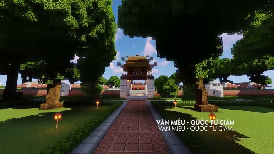 Có một Việt Nam đẹp đến nao lòng trong Minecraft!