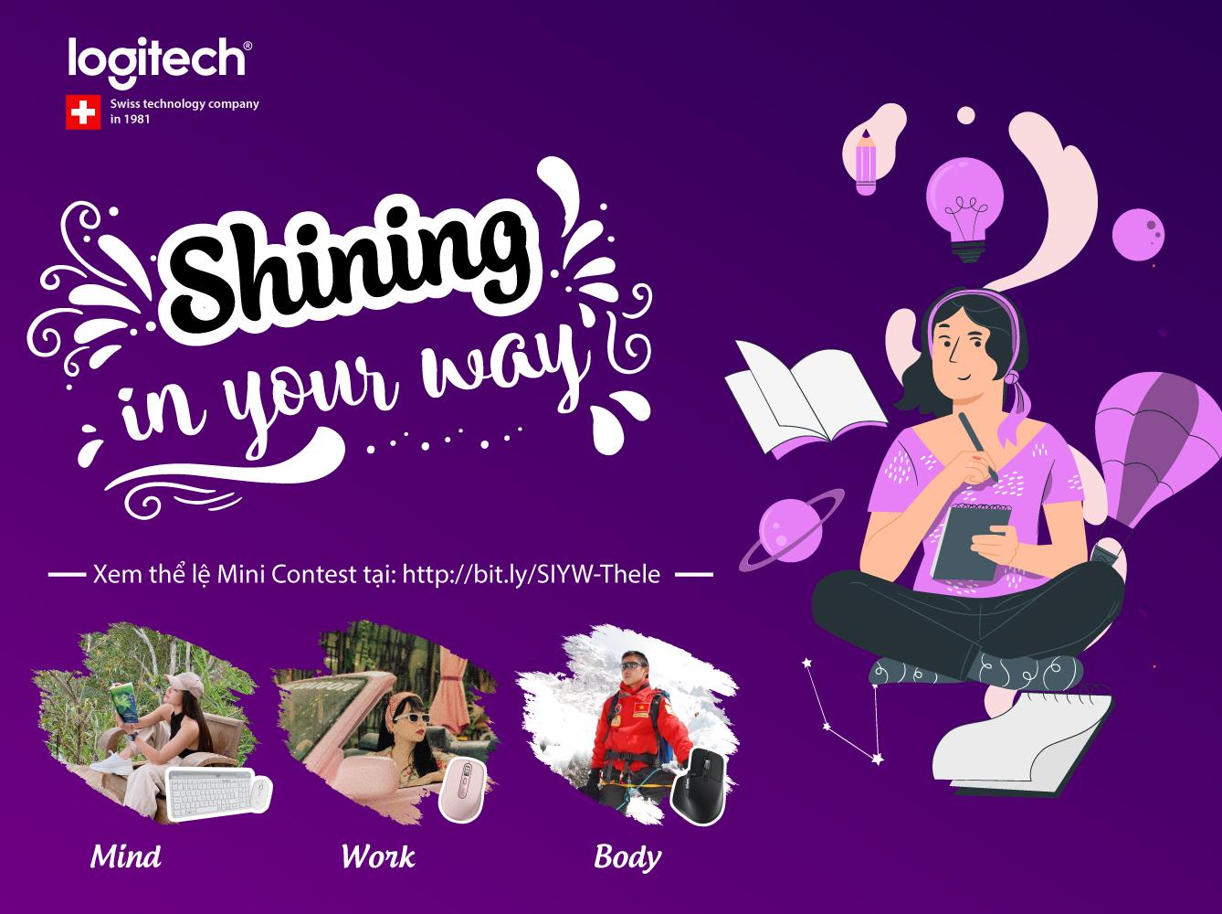 Logitech tổ chức cuộc thi ảnh "truyền cảm hứng" mang tên Shining In Your Way
