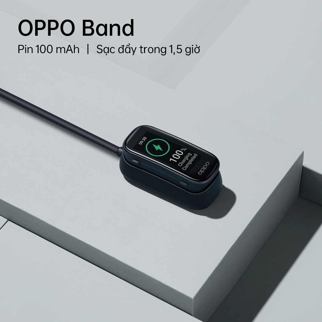 OPPO Band ra mắt tại Việt Nam: Theo dõi sức khỏe toàn diện với tính năng đo chỉ số SpO2 liên tục