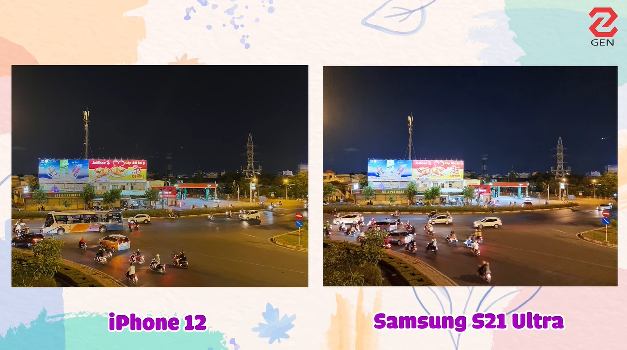 Gần như cùng giá bán, thế nhưng camera Samsung Galaxy S21 "ăn đứt" iPhone 12