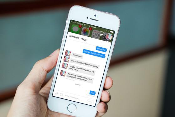 Người dùng đã có thể sử dụng "bong bóng chat" trên iPhone