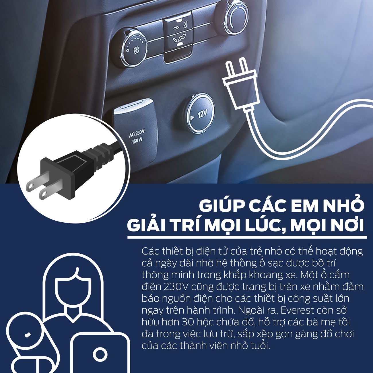 5 Tính Năng Của Ford Everest Giúp Các Bà Mẹ “Siêu Nhân” Tập Trung Chăm Lo Cho Những Điều Quan Trọng Trong Cuộc Sống