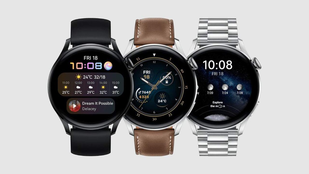 Huawei Watch 3 Series chạy HarmonyOS 2 ra mắt