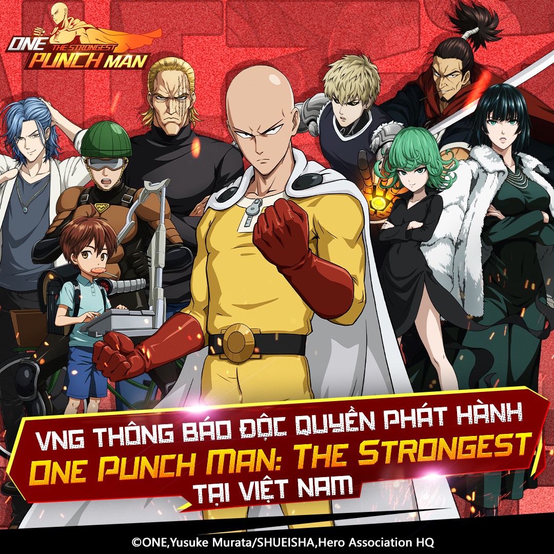 VNG độc quyền phát hành game mobile chuyển thể từ "Thánh Phồng Tôm" One Punch Man