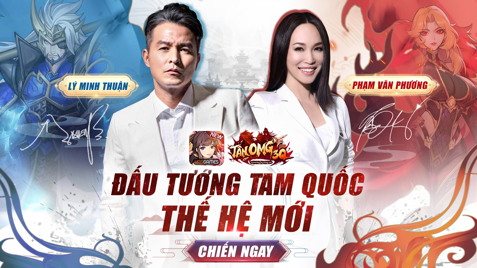 "Dương Quá" Lý Minh Thuận & "Tiểu Long Nữ" Phạm Văn Phương trở thành đại sứ Tân OMG3Q