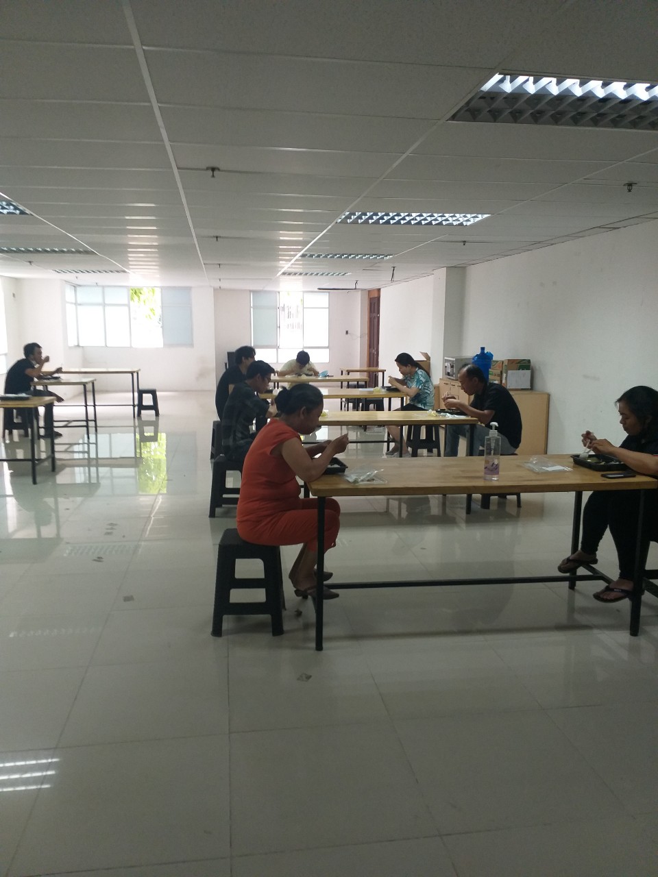 Các doanh nghiệp đảm bảo phương án "3 tại chỗ" cho nhân viên làm việc tại Công viên phần mềm Quang Trung