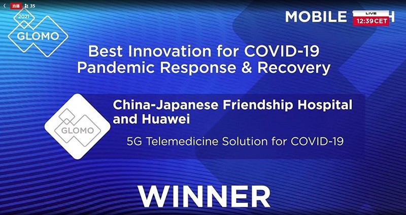 Giải pháp y tế từ xa cho COVID-19 của Huawei nhận giải thưởng từ GSMA GLOMO