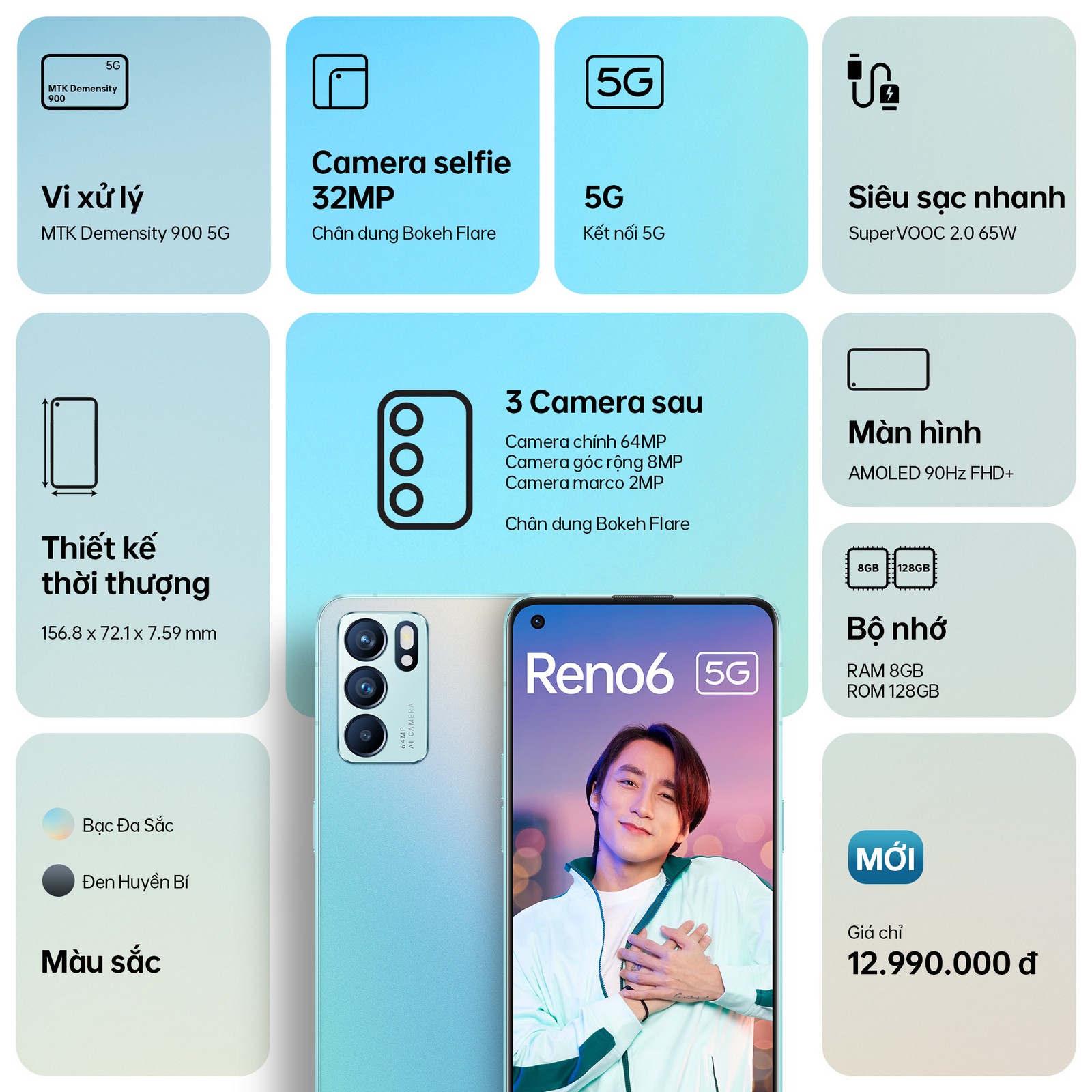 OPPO Reno6/Reno6 Z 5G ra mắt với nhiều điểm nhấn vô cùng ấn tượng