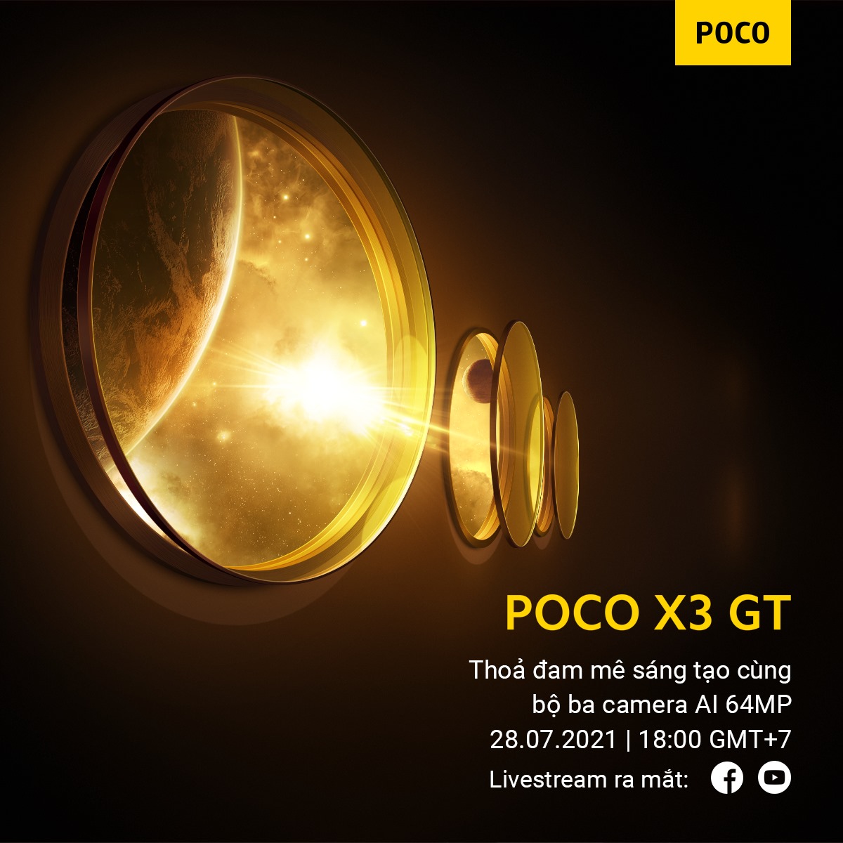 Xiaomi giới thiệu trực tuyến sản phẩm mới POCO X3 GT tại thị trường Việt Nam vào tối nay