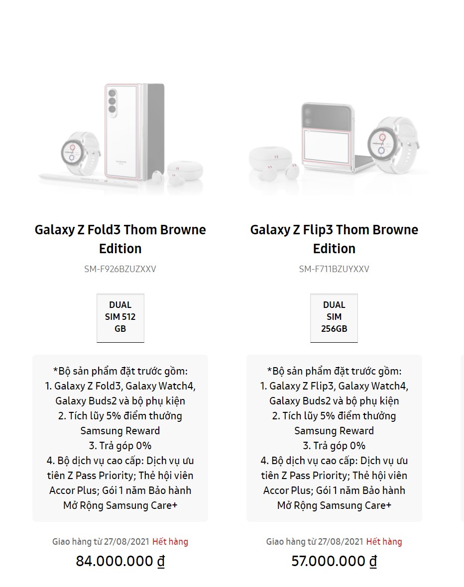 Samsung xác nhận kỷ lục đặt hàng mới cho Z Fold3 & Z Flip3 phiên bản Thom Browne