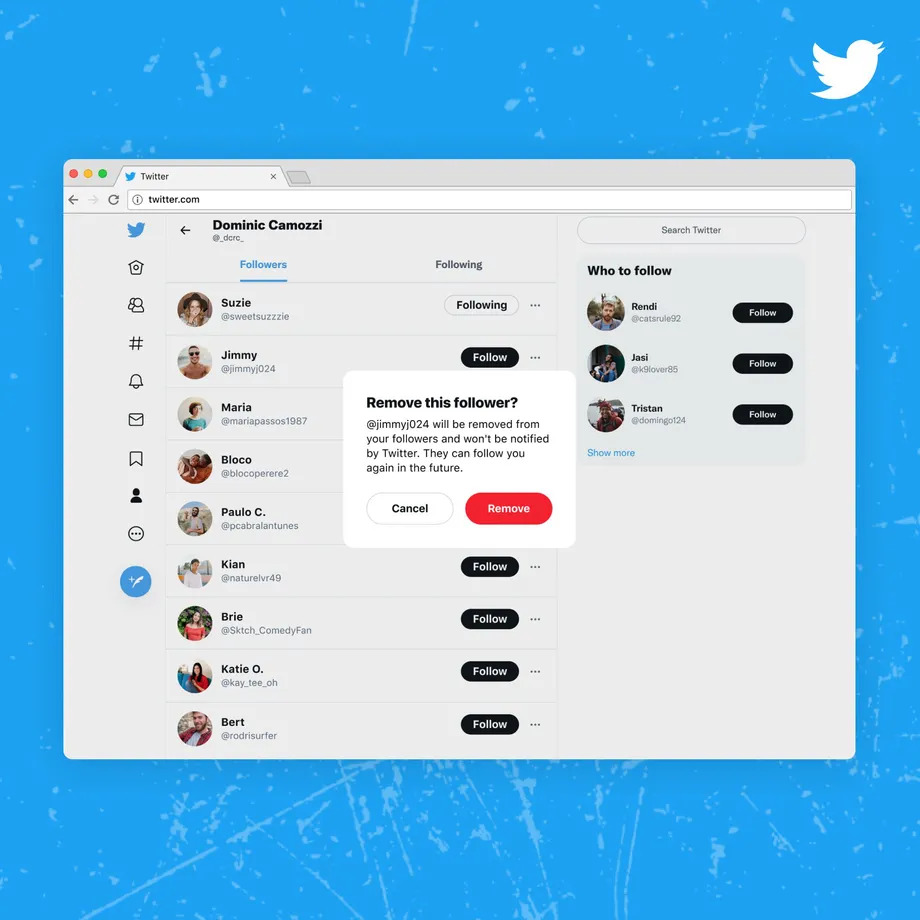 Người dùng Twitter đã có thể thử nghiệm tính năng chặn tương tác mới