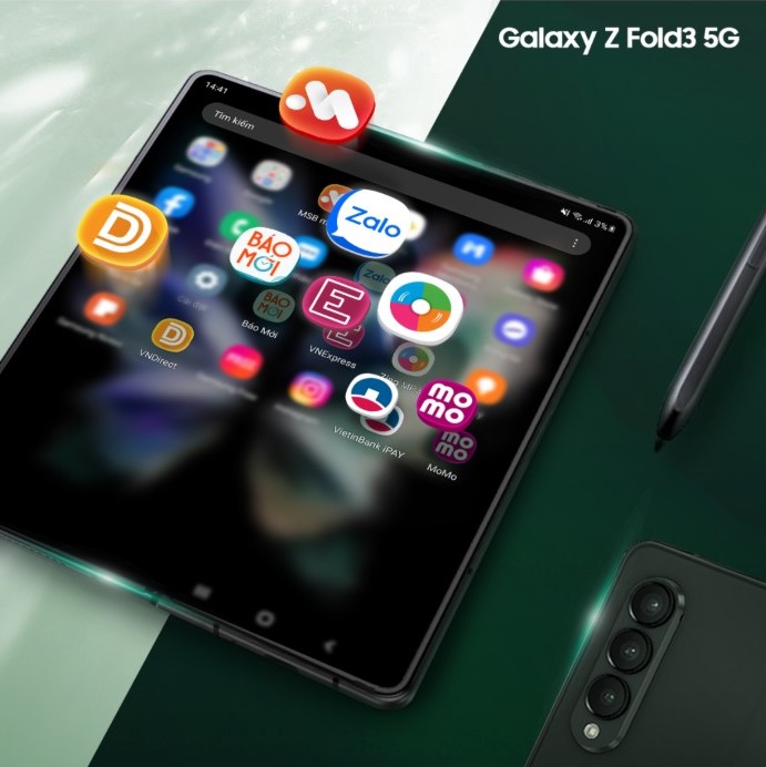 Samsung công bố các ứng dụng phổ biến được tối ưu hóa trên Galaxy Z Fold3 và Z Flip3