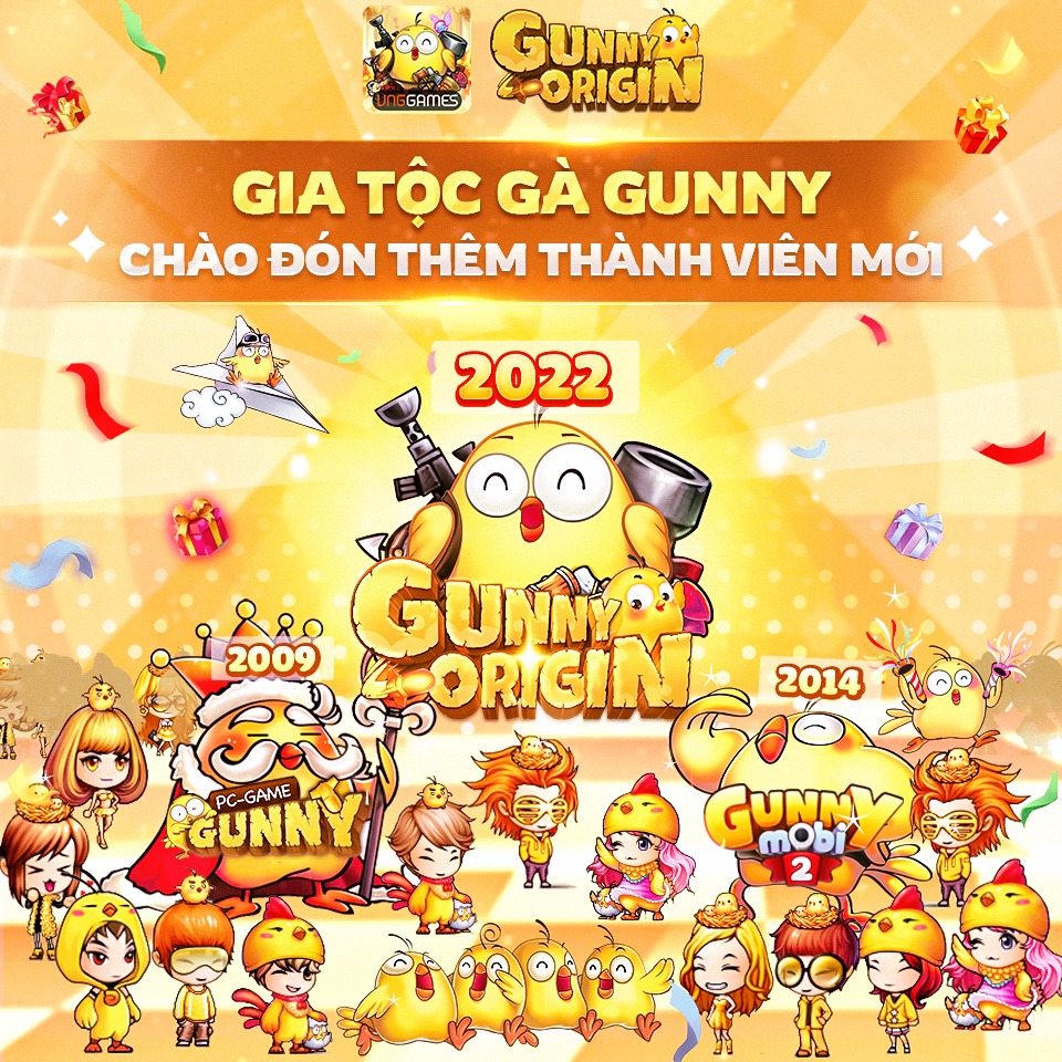 Gia tộc "Gà Gunny" chào đón thêm thành viên mới: Gunny Origin
