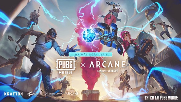 PUBG Mobile x Arcane mang đến nhiều dấu ấn đặc biệt cho gamer Việt
