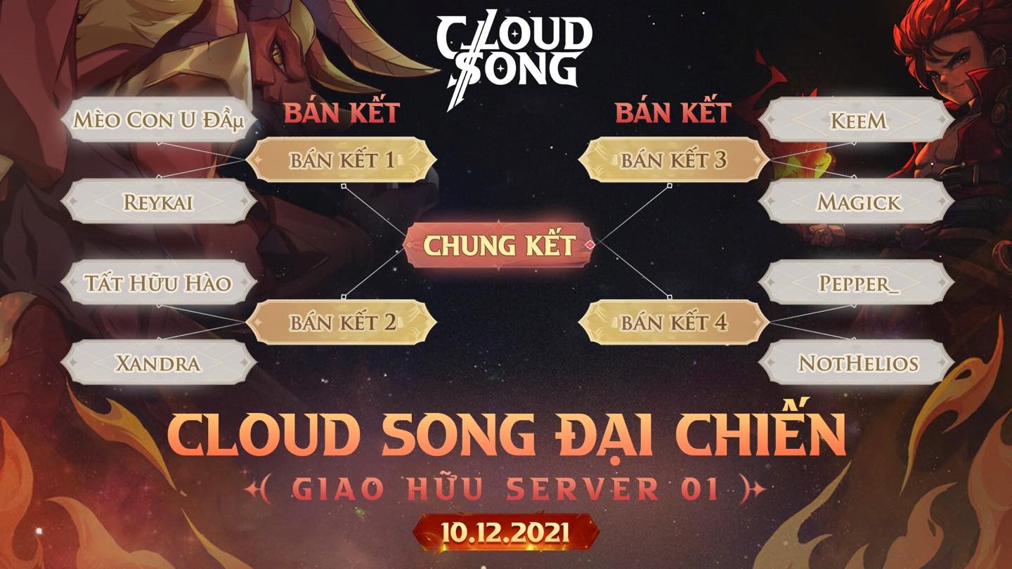 Cloud Song Đại Chiến: Đấu trường nảy lửa chính thức khởi tranh