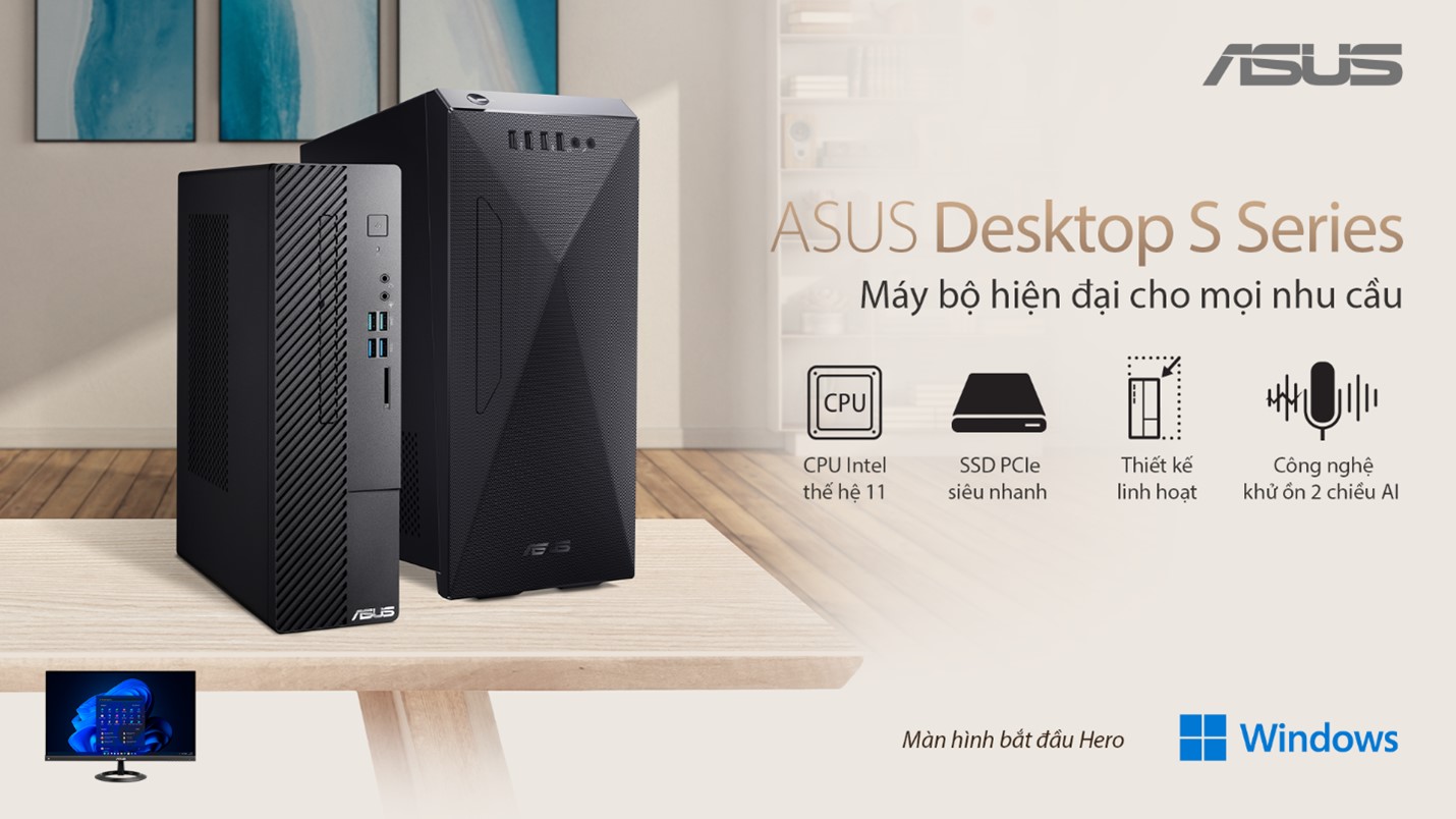 ASUS giới thiệu ASUS Desktop S Series & ASUS ExpertCenter Series cho người dùng cá nhân & doanh nghiệp