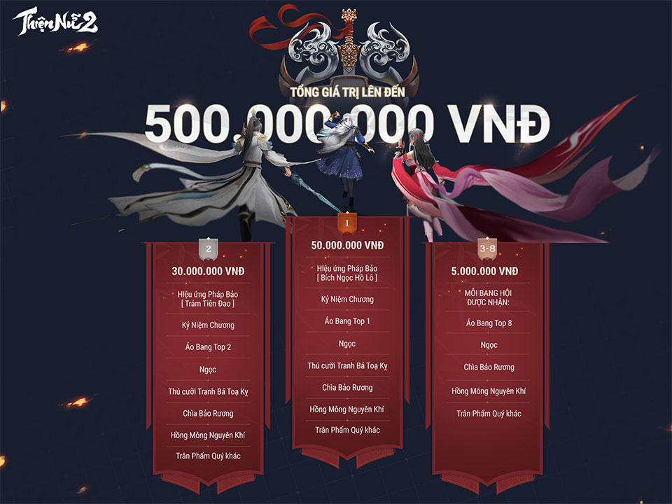 Bang Hội Vô Song - Giải đấu trị giá 500 triệu đồng dành cho gamer Thiện Nữ 2