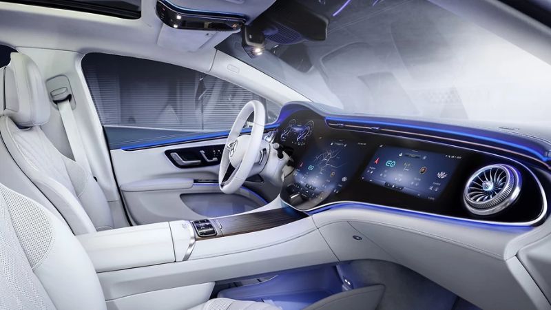 Mercedes-Benz EQS EV 2022 sẽ trang bị hệ thống IVI tiên tiến của LG