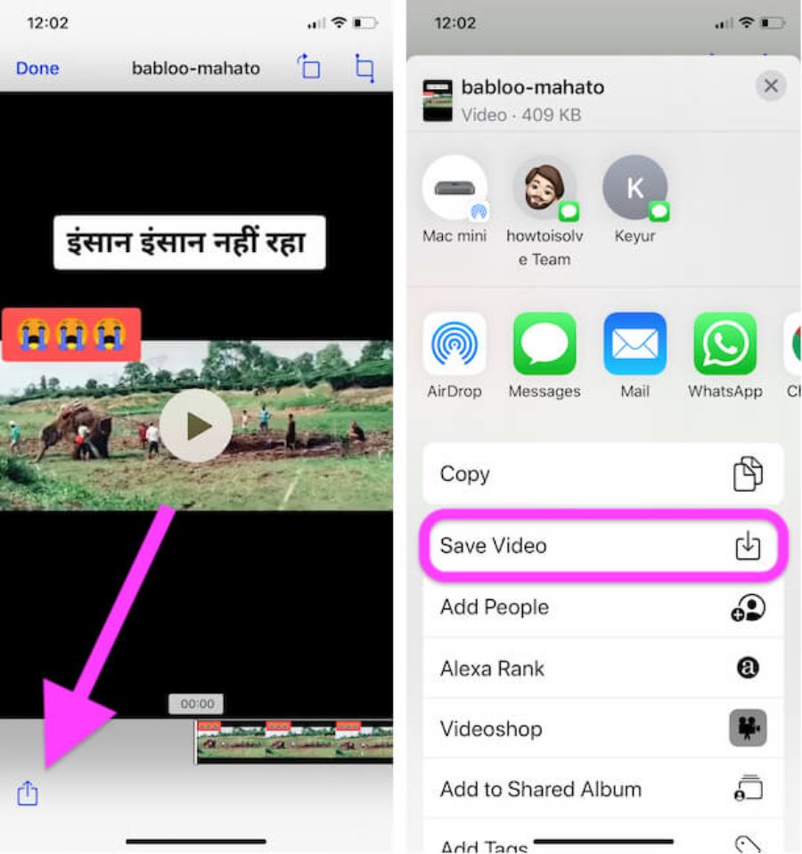 Cách tải video TikTok không bao gồm logo trên iPhone