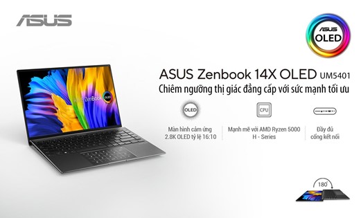 ASUS giới thiệu Zenbook 14X OLED cao cấp hoàn toàn mới