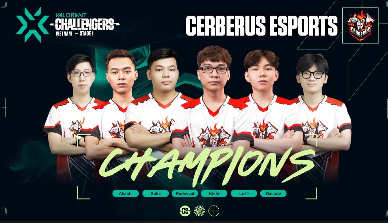 VCT 2022: Cerberus Esports lên ngôi vương sau trận chung kết kịch tính nghẹt thở