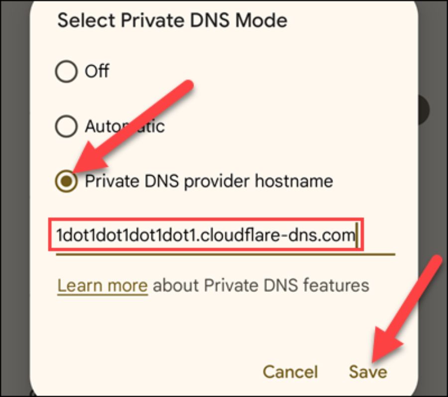 Cách thay đổi máy chủ DNS trên Android để lướt web an toàn hơn