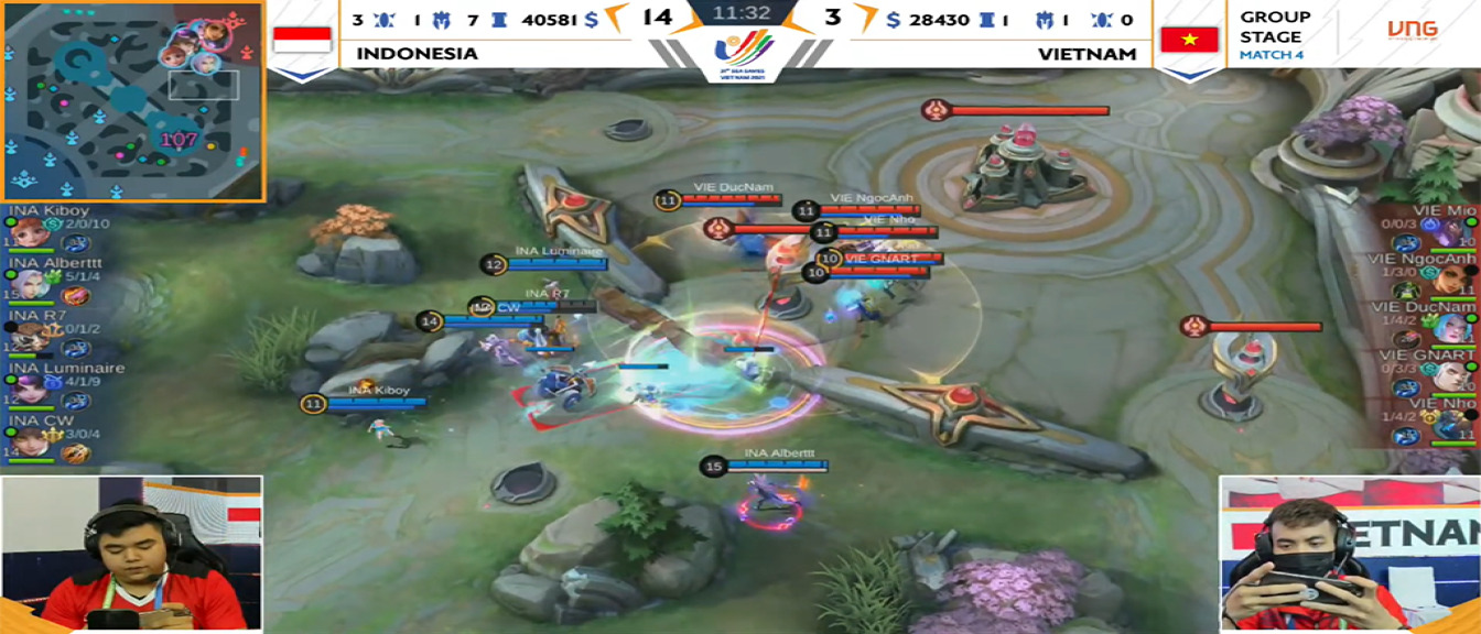 Hành trình thi đấu tại SEA Games 31 của Mobile Legends: Bang Bang Việt Nam