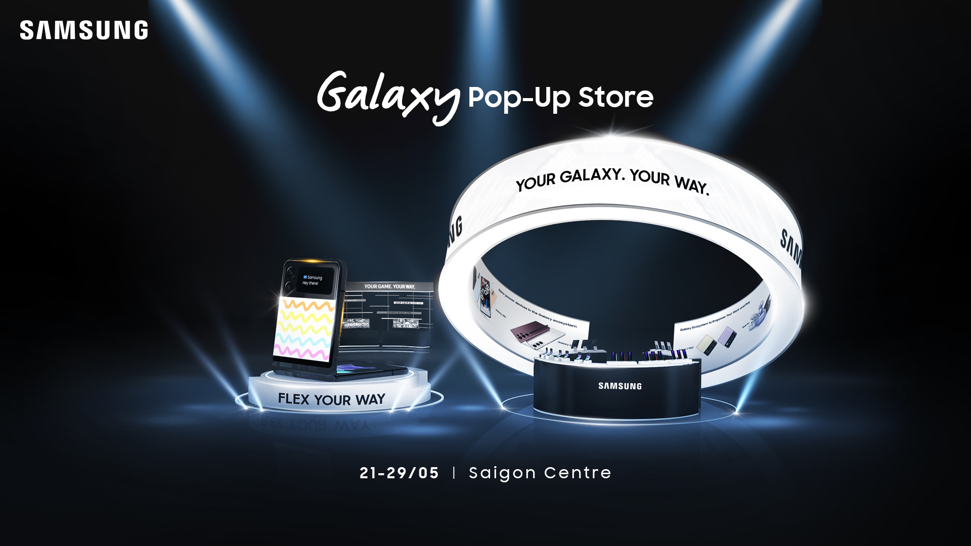 Galaxy Pop-up Store - Cửa hàng trải nghiệm cao cấp Galaxy đã ra mắt tại TP.HCM