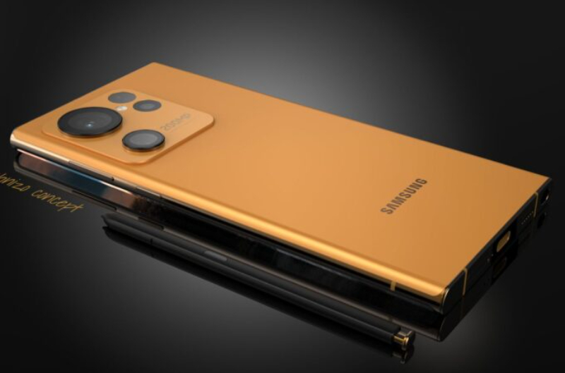 Ý tưởng Galaxy S23 Ultra Gold cực kỳ đẹp mắt