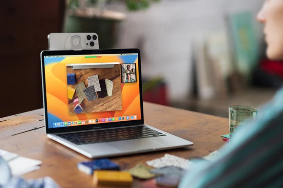 macOS 13 cho phép dùng iPhone làm webcam cho MacBook