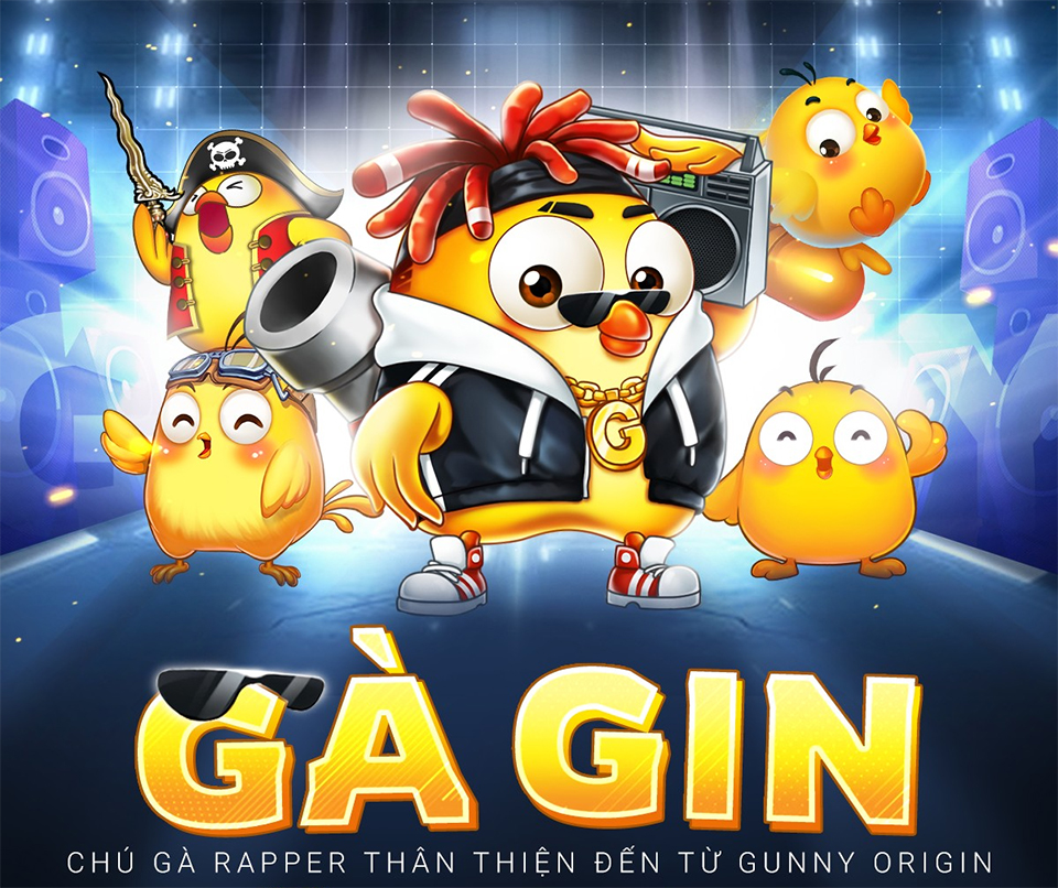 Gà Gin rapper khiến game thủ Gunny Origin "phát cuồng"