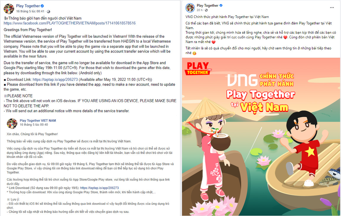 VNG sẽ phát hành Play Together tại Việt Nam