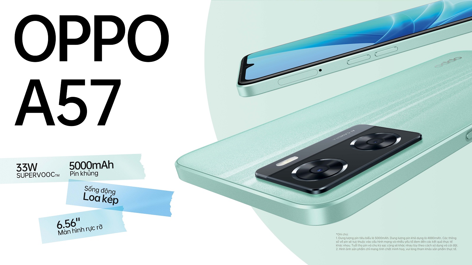 OPPO ra mắt bộ đôi smartphone A96 và A57 tại Việt Nam