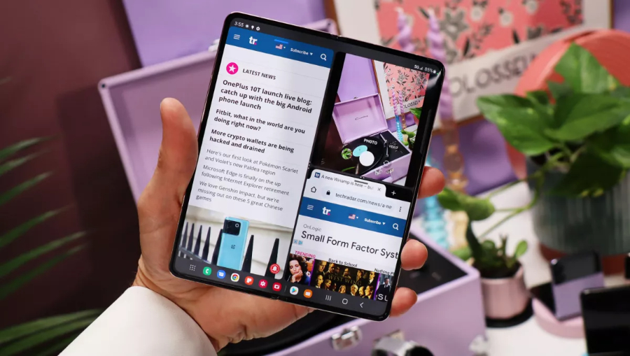 Trên tay siêu phẩm smartphone gập Galaxy Z Fold4