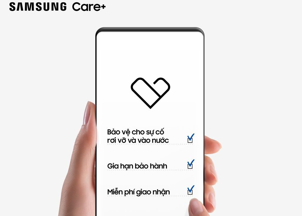 Bổ sung thêm lựa chọn gói bảo hành cho dịch vụ Samsung Care+