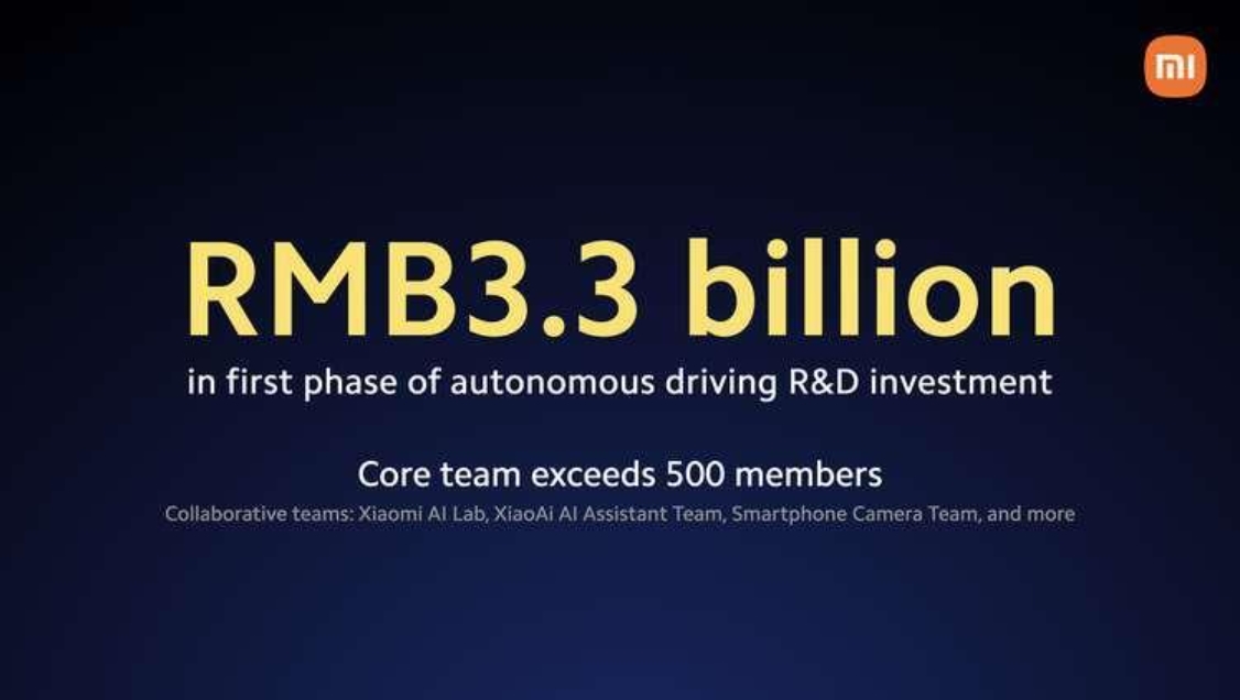 Xiaomi tiết lộ công nghệ thí điểm trong lĩnh vực xe điện thông minh