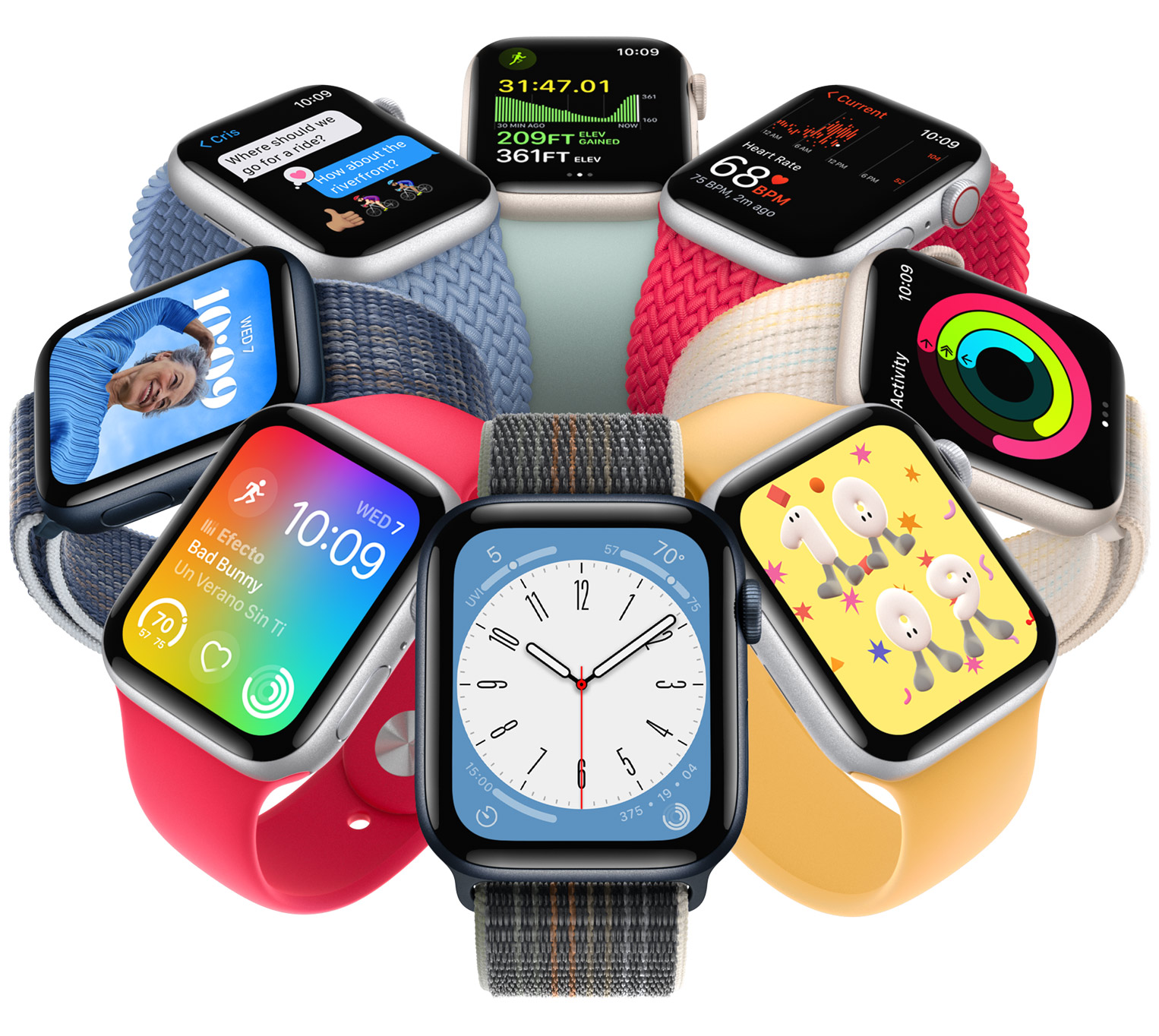 Apple giới thiệu loạt đồng hồ thông minh Apple Watch mới