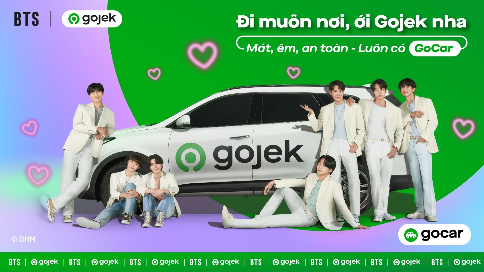 Gojek công bố quan hệ hợp tác đặc biệt với BTS