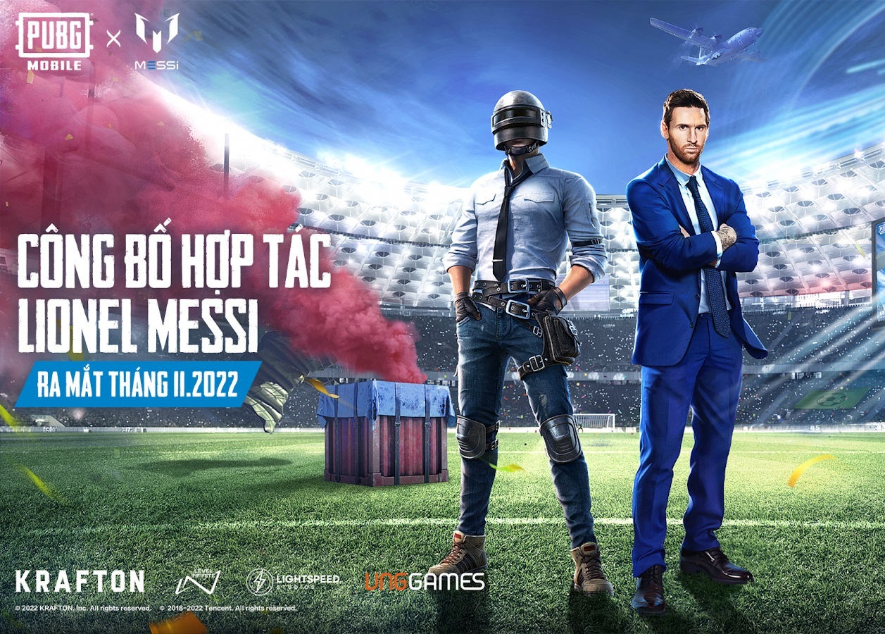 PUBG Mobile hợp tác cùng Lionel Messi, đưa nhiều nội dung mới vào trò chơi