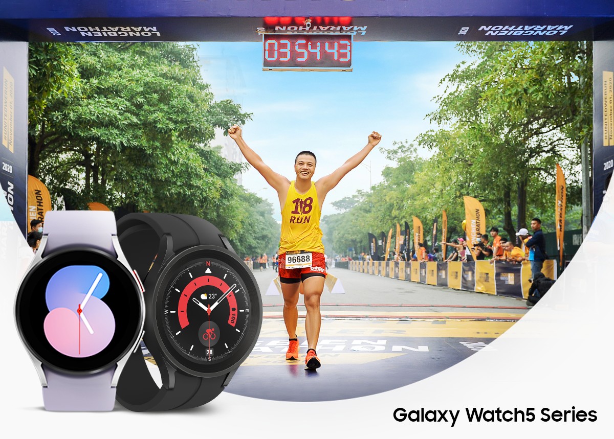 Cùng Galaxy Watch5 Series chinh phục Long Biên Marathon