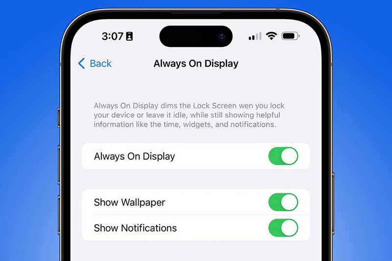 iOS 16.2 beta 3 mang đến thay đổi lớn với Always On Display
