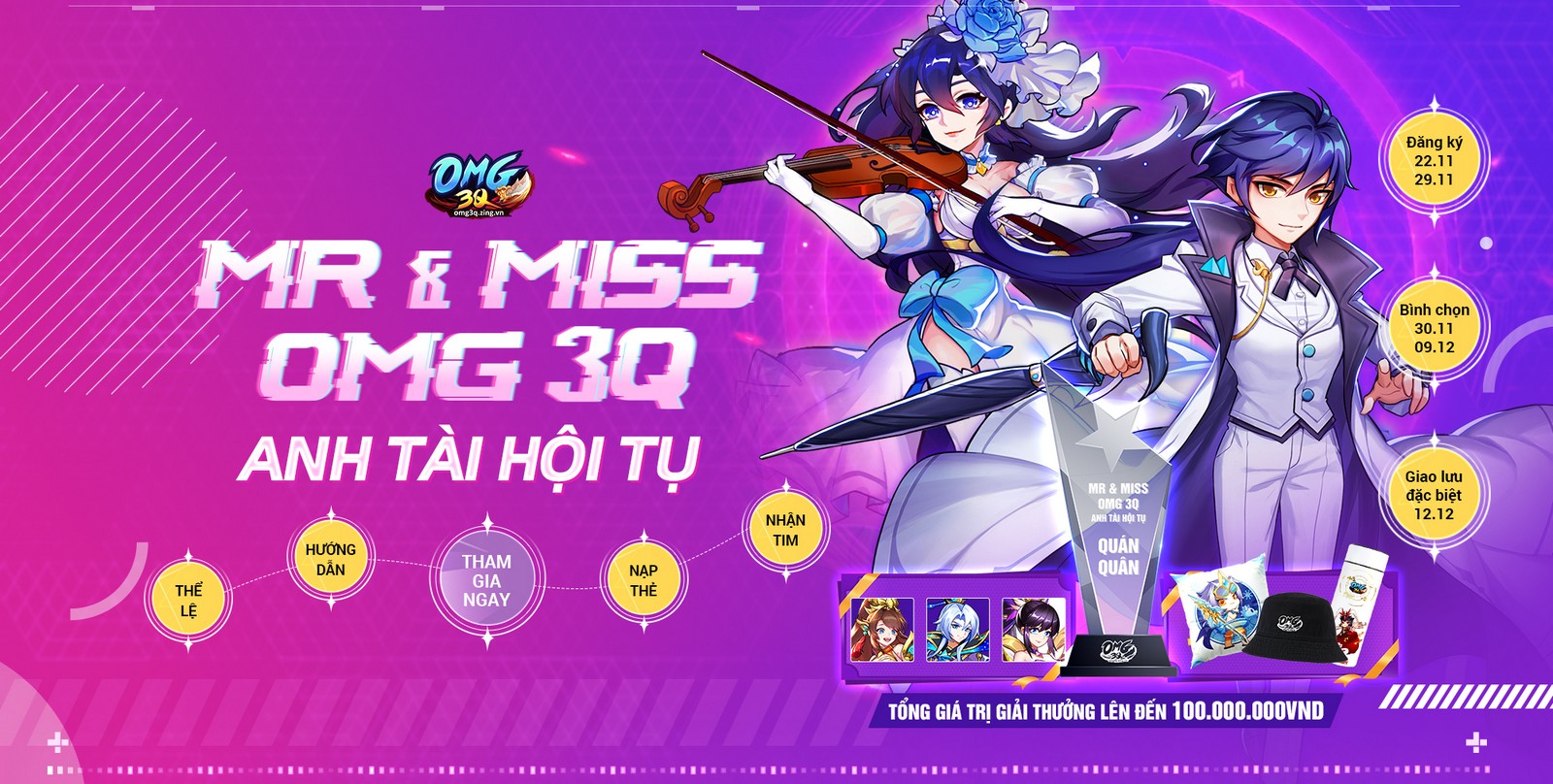 Mr & Miss OMG 3Q khởi tranh: Mặt trận sôi nổi của chiến trường Tam Quốc