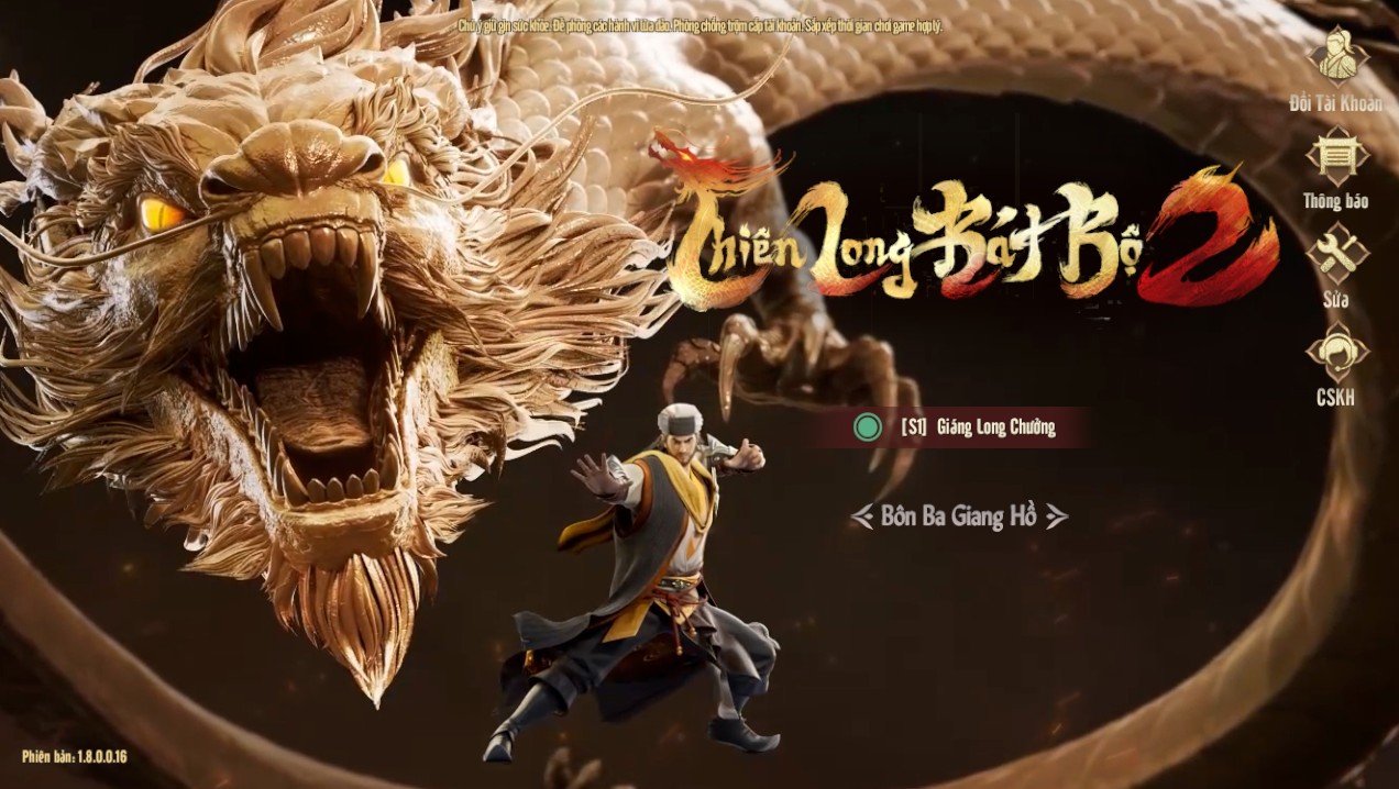 Game thủ Thiên Long Bát Bộ 2 VNG đã có thể trải nghiệm game vào ngày mai 02/11
