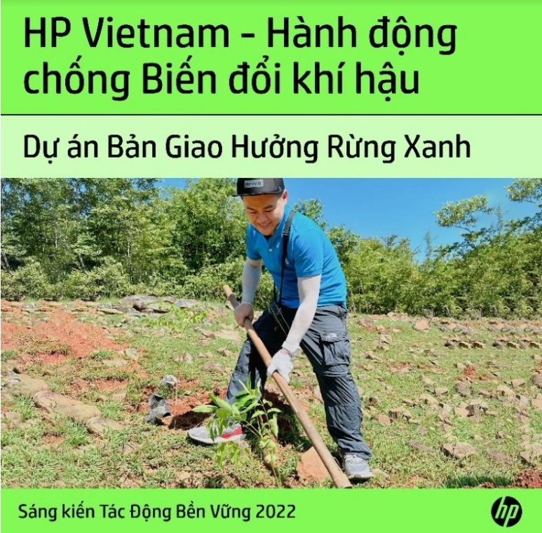 HP Việt Nam tiếp tục thực hiện cam kết phát triển bền vững