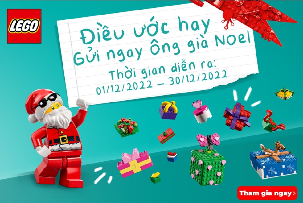 Tận hưởng giáng sinh an lành và vui vẻ cùng LEGO®