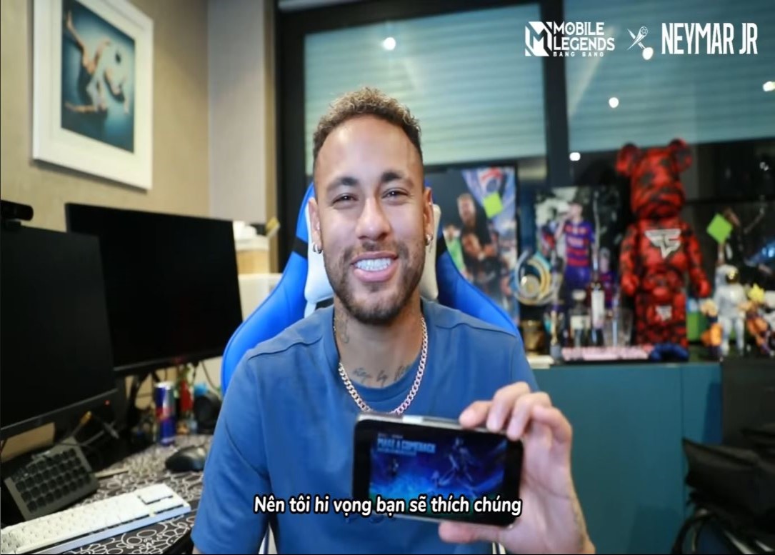 Neymar trở lại sau chấn thương, gửi lời nhắn cho cộng đồng Mobile Legends: Bang Bang