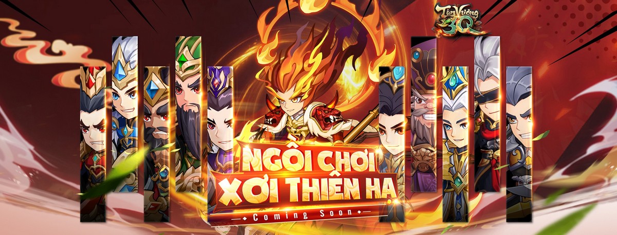 Game mobile chiến thuật thẻ bài Tân Vương 3Q về Việt Nam